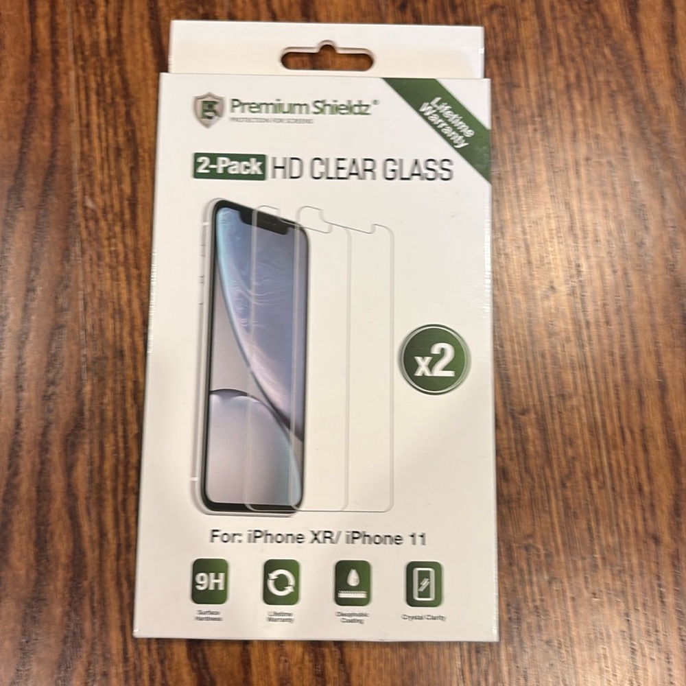 Premium Shieldz 2 pack iPhone xr/ I phone 11 hd clear glass screen protector